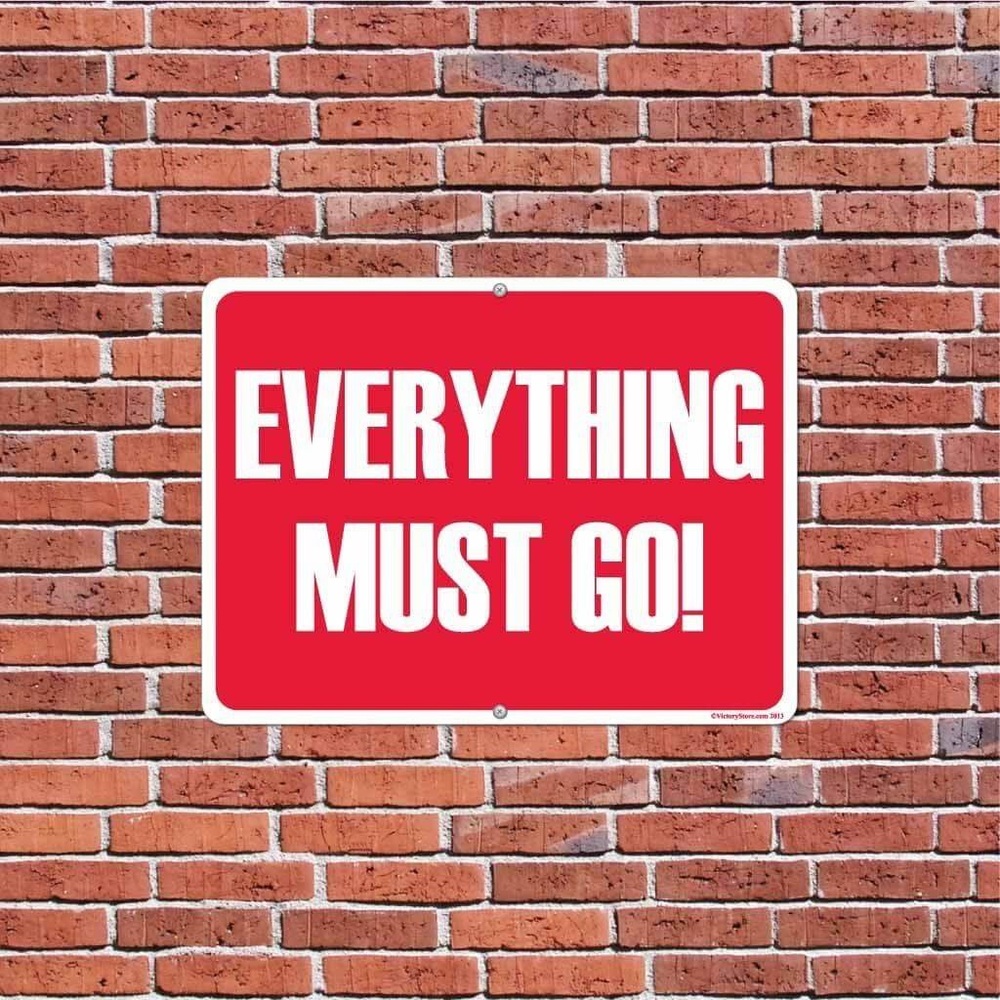 Everything Must Go!

Make an offer on anything in closet.